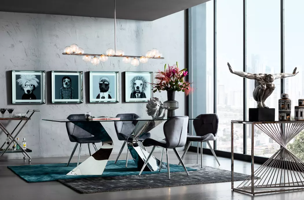Esstisch Gloria Chrome 200 x 100cm