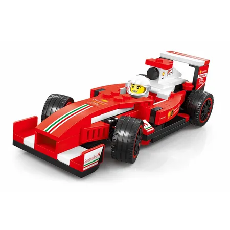 Wange Roter Rennwagen
