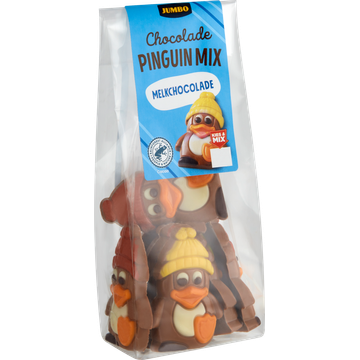 Jumbo Pinguin Mix Melkchocolade 120 g