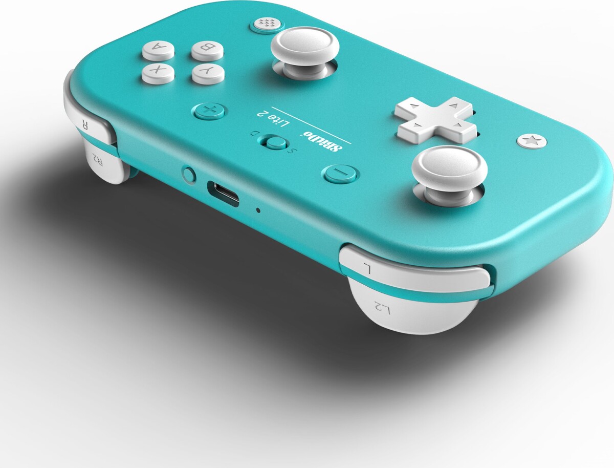 8Bitdo - Lite 2 Bt Gamepad Controller - Bluetooth - Turkis