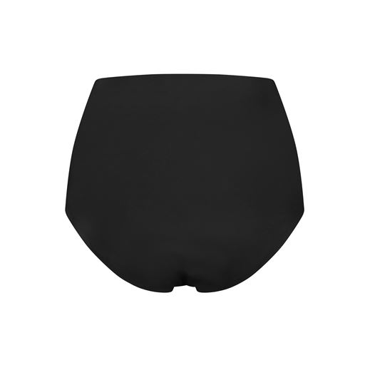 Bye Bra Invisible Mid Waist Brief, Black, XXL