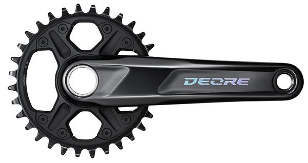 DEORE M6100 1x12, 142148mm, Holowtech II Kurbel  schwarz  175mm  30 Zähne