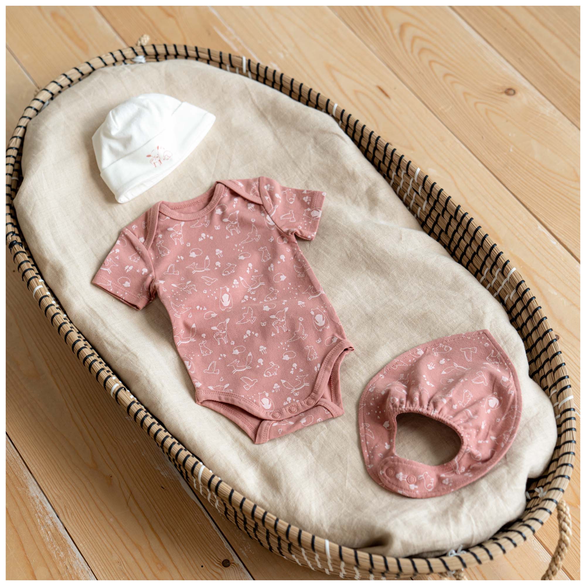 Prénatal new born giftset roze