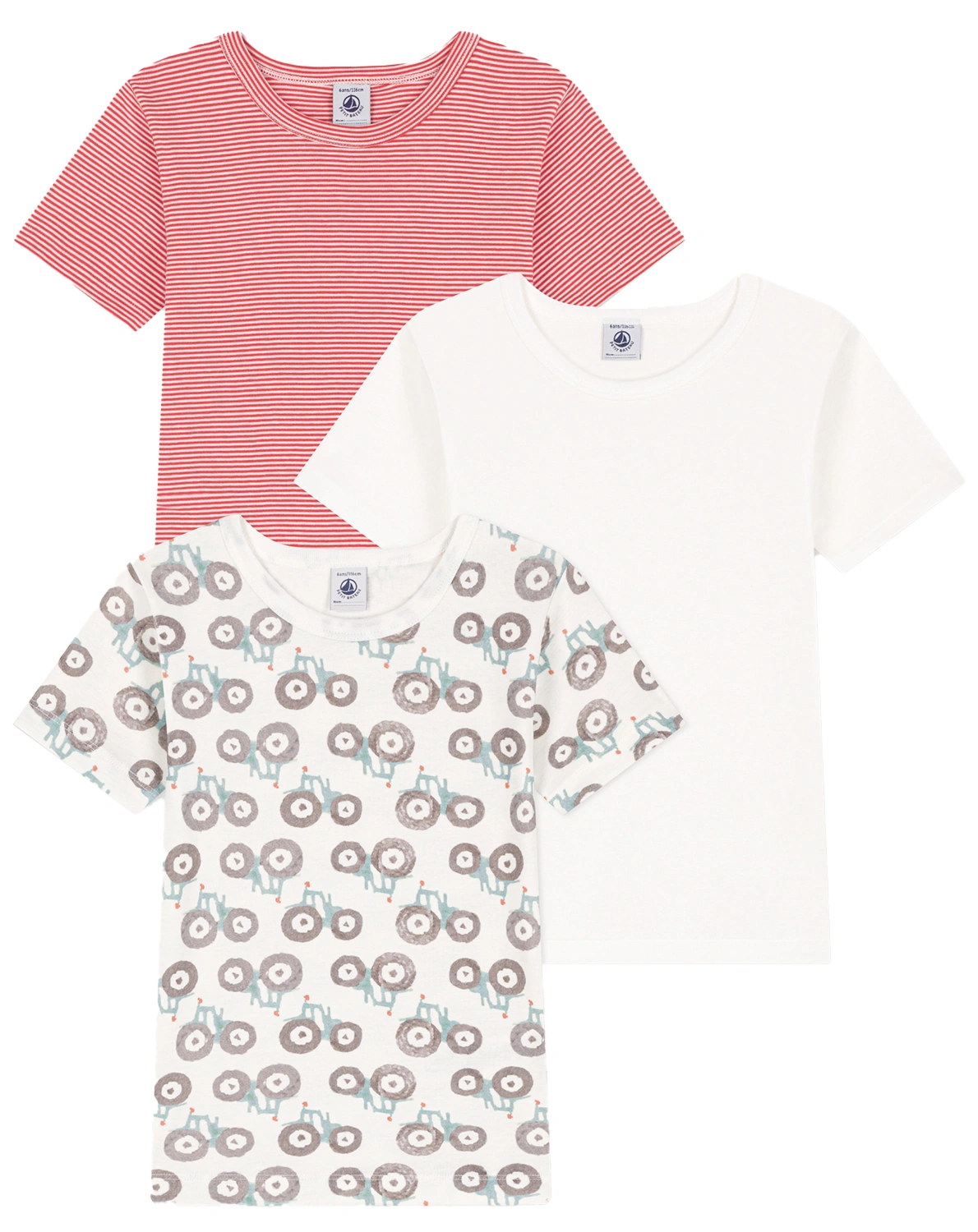 T-Shirt TRAKTOR 3er Pack in bunt