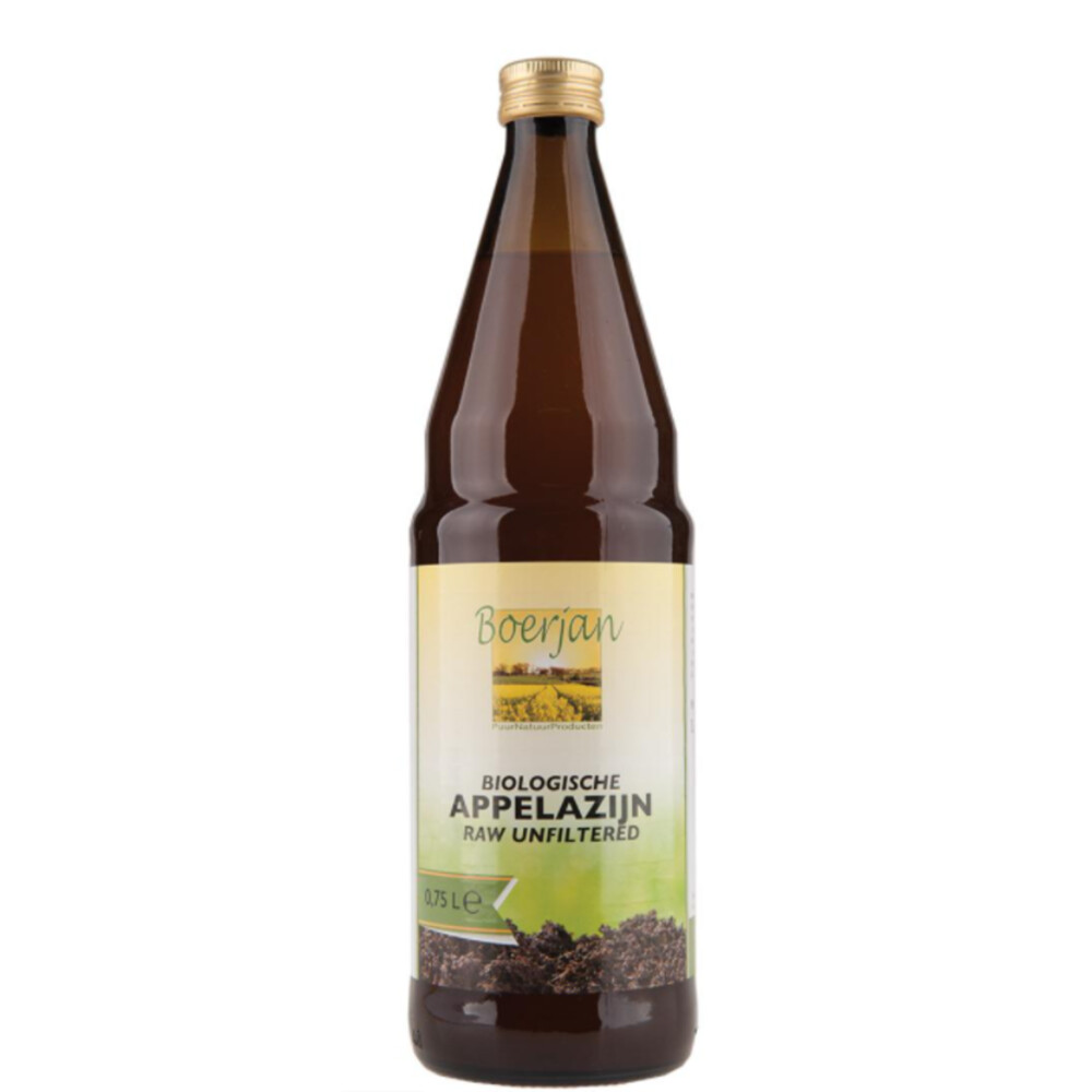 3x Boerjan Appelazijn Biologisch750 ml