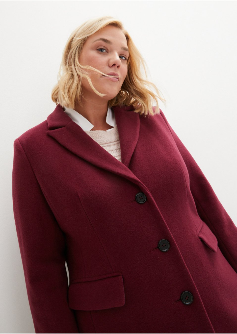Manteau en laine italienne
