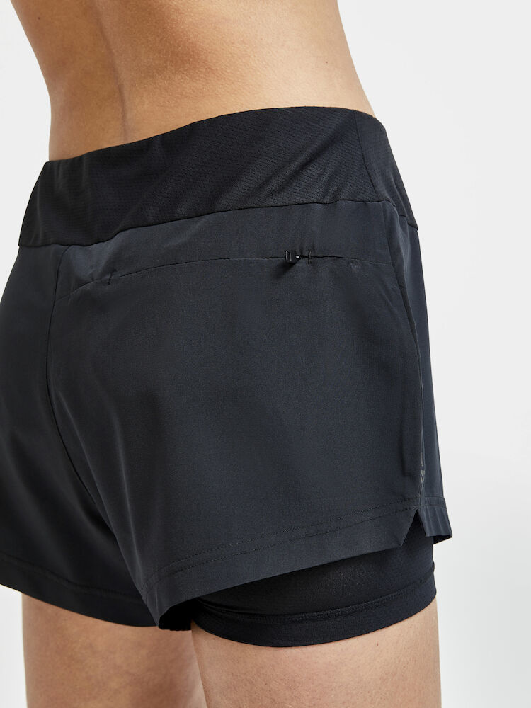 Craft Adv Essence 2in1 Shorts Womens Black