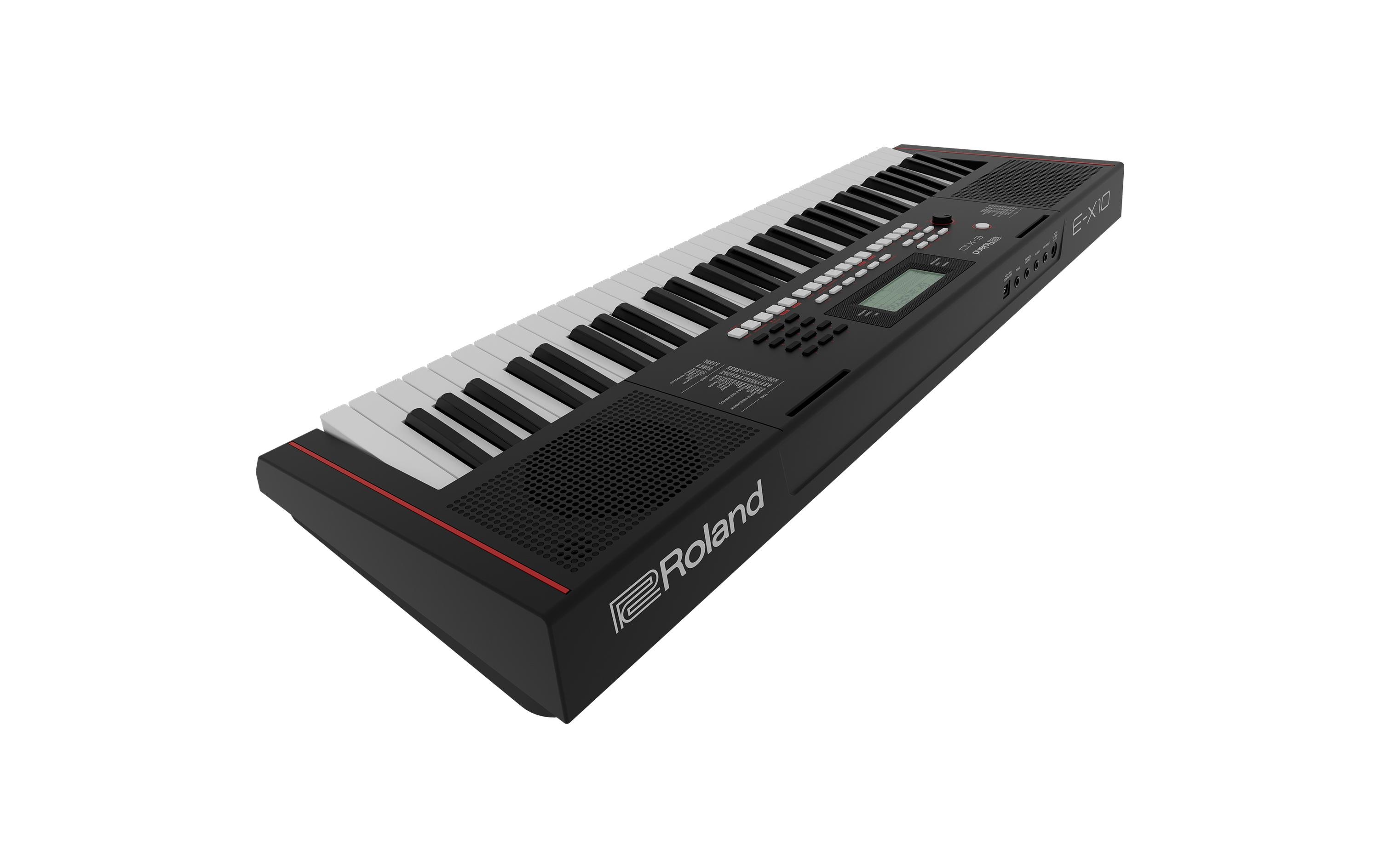 Keyboard E-X10<br>Modernes, tragbares Keyboard mit besonderer Qualität