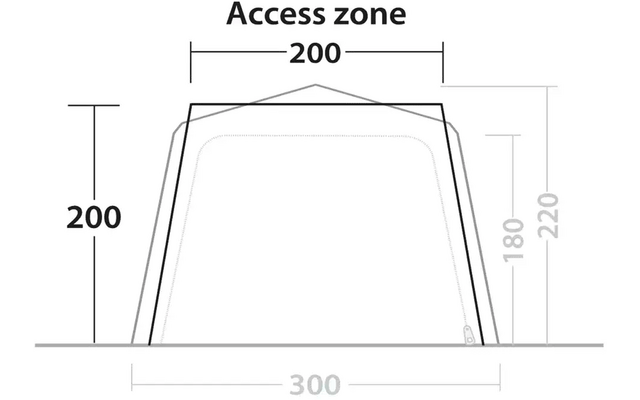 Outwell Fastlane 300 Connector Zeltverbinder
