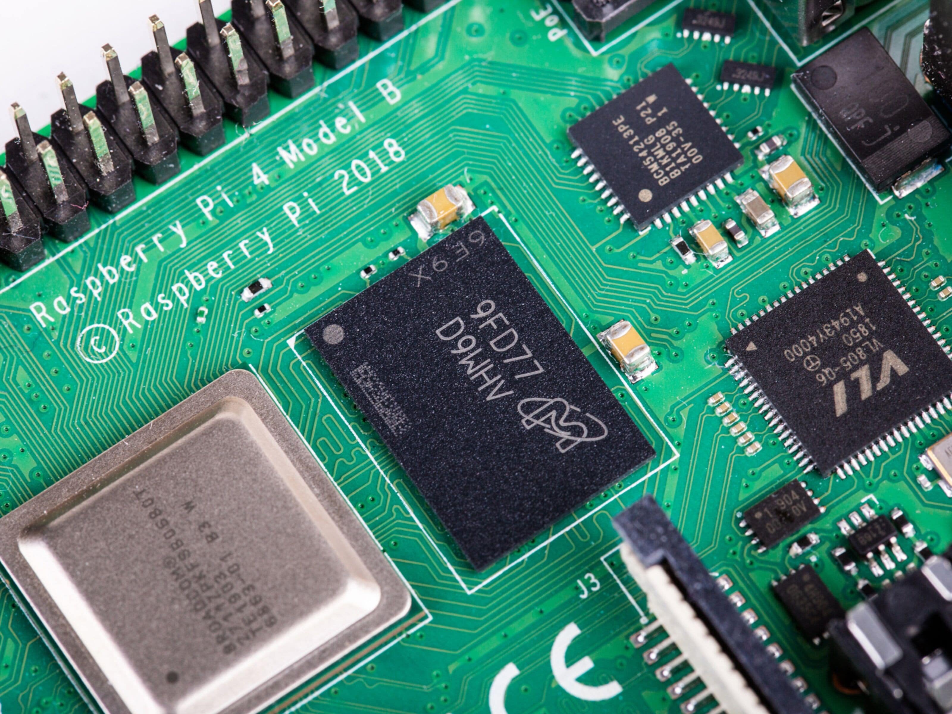 Raspberry Pi 4 Model B Ettkortsdatamaskin 2 GB RAM