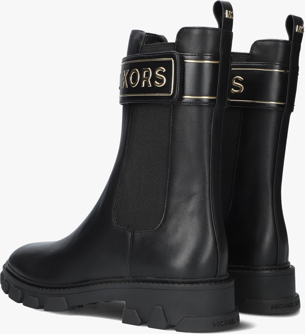 MICHAEL KORS zwarte michael kors chelsea boots ridley strap chelsea