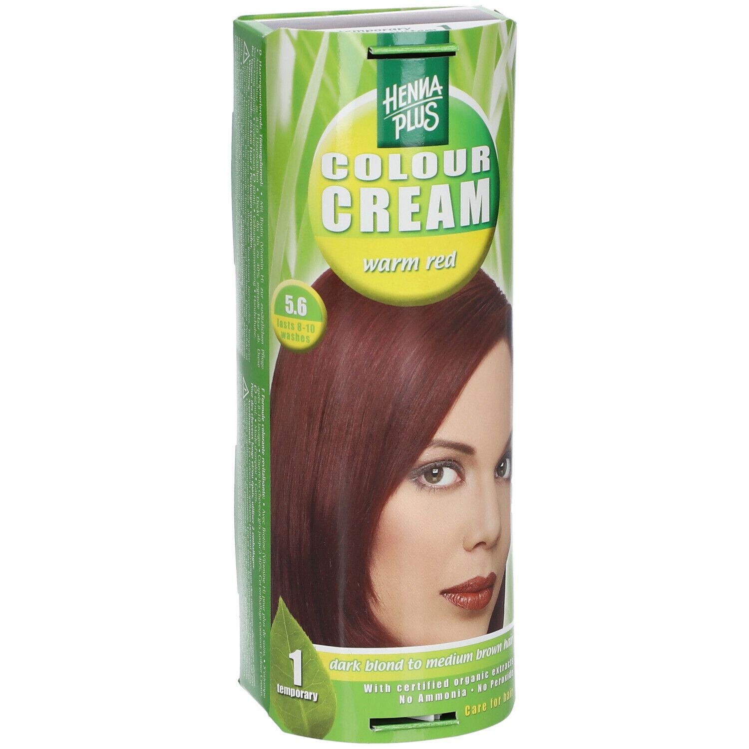Hennaplus Colour Cream Warm Red 5,6