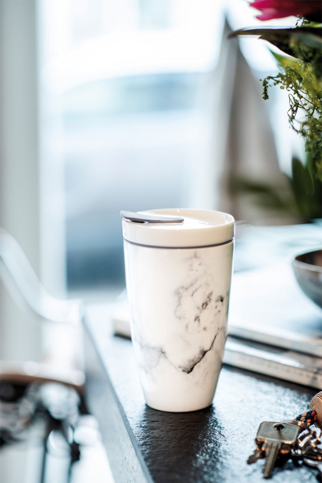 like. Becher COFFEE TO GO MARMORY 350 ml