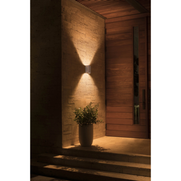 Philips Hue muurlamp Resonate RVS - wit en gekleurd licht 8W
