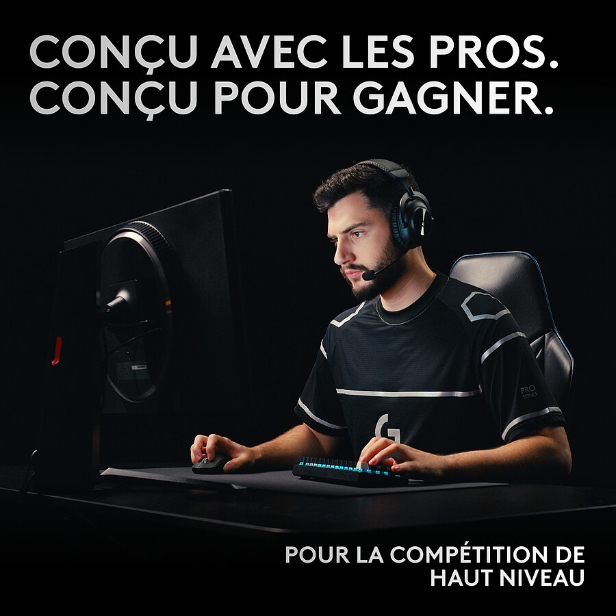 Logitech G Pro X 60 Lightspeed - Logitech GX Tactile - Noir