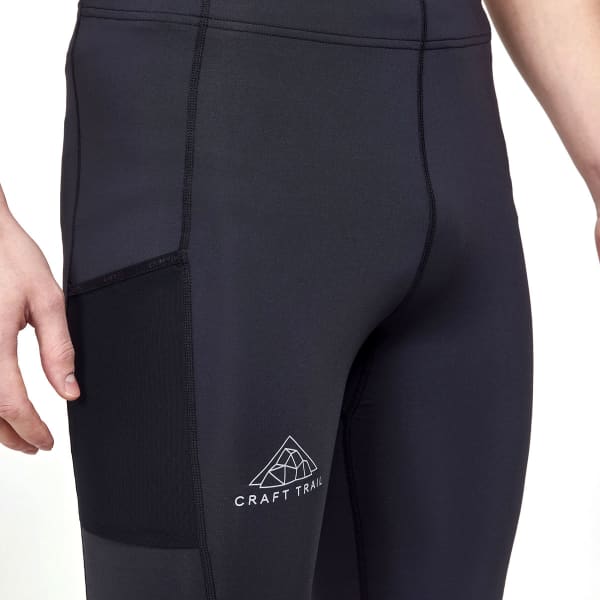 Collant running CRAFT PRO TRAIL SHORT TIGHTS BLACK