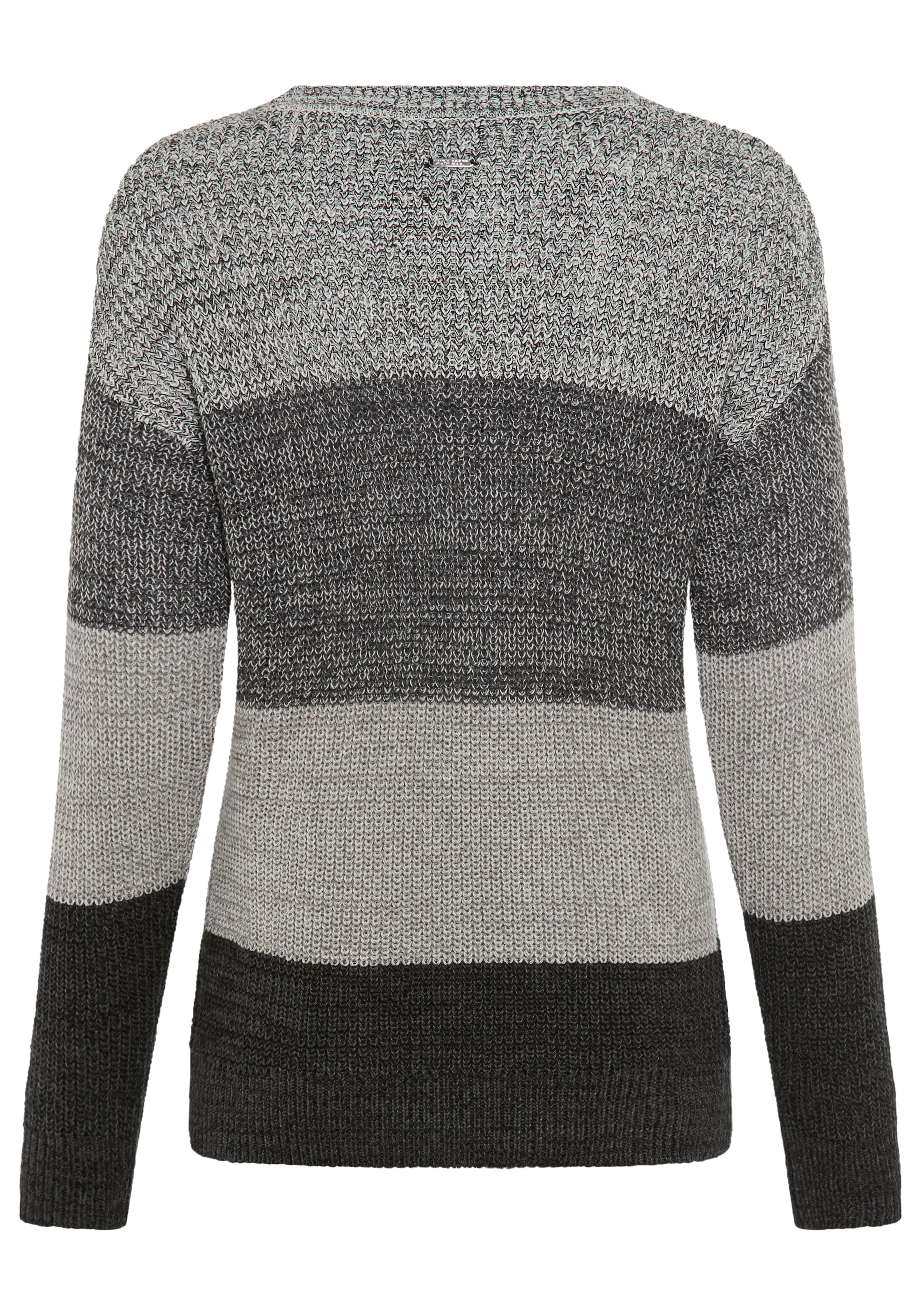 Laura Scott Streifenpullover , Übergangspullover aus Baumwolle mit Melangeoptik - NEUE KOLLEKTION