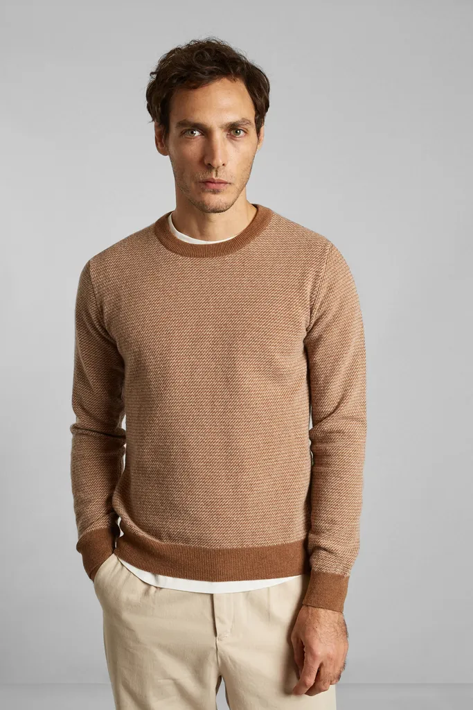 Pull jacquard en laine recyclée L'Exception Paris