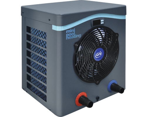 Zwembadverwarmer mini warmtepomp Gre 4,2kW verwarmingsvermogen tot 30m³ grijs