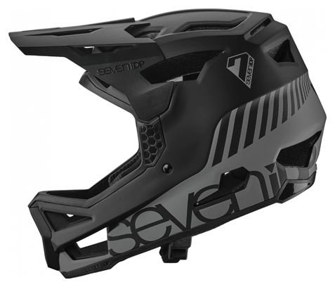 Casque Intégral Seven Project 23 Fibre Verre Noir / Gris