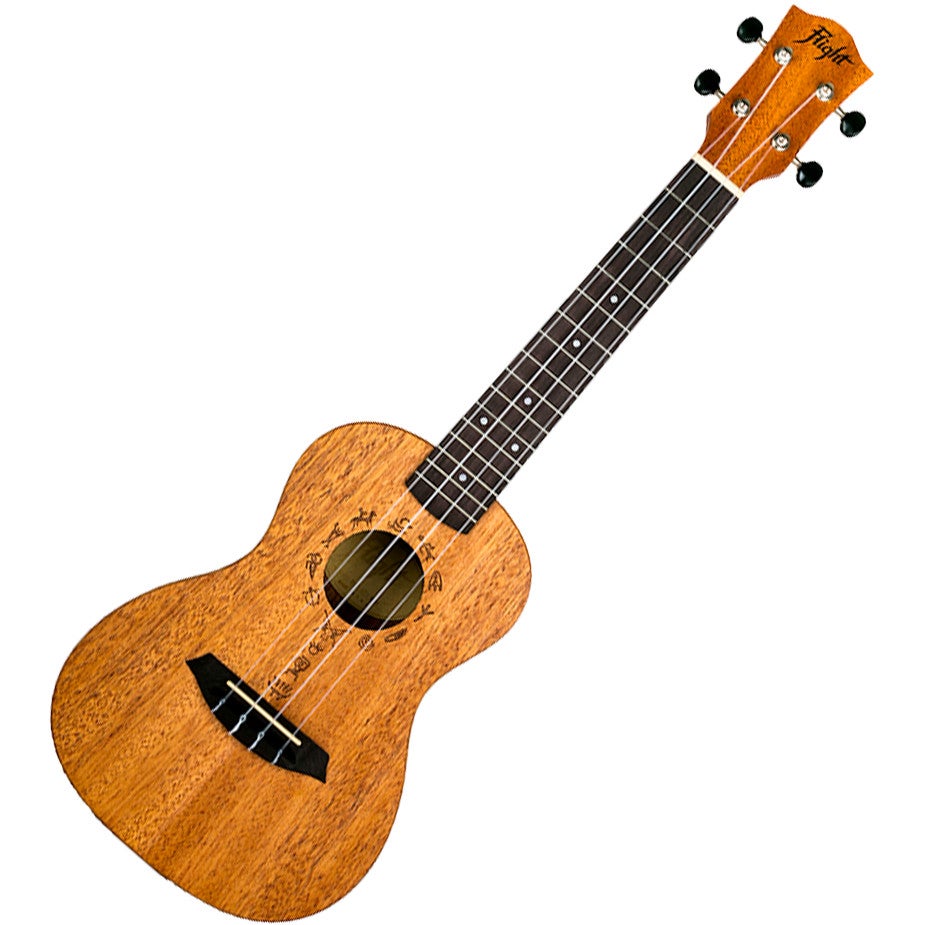 Flight Designer Series DUC373 Mahogany concert ukelele met gigbag