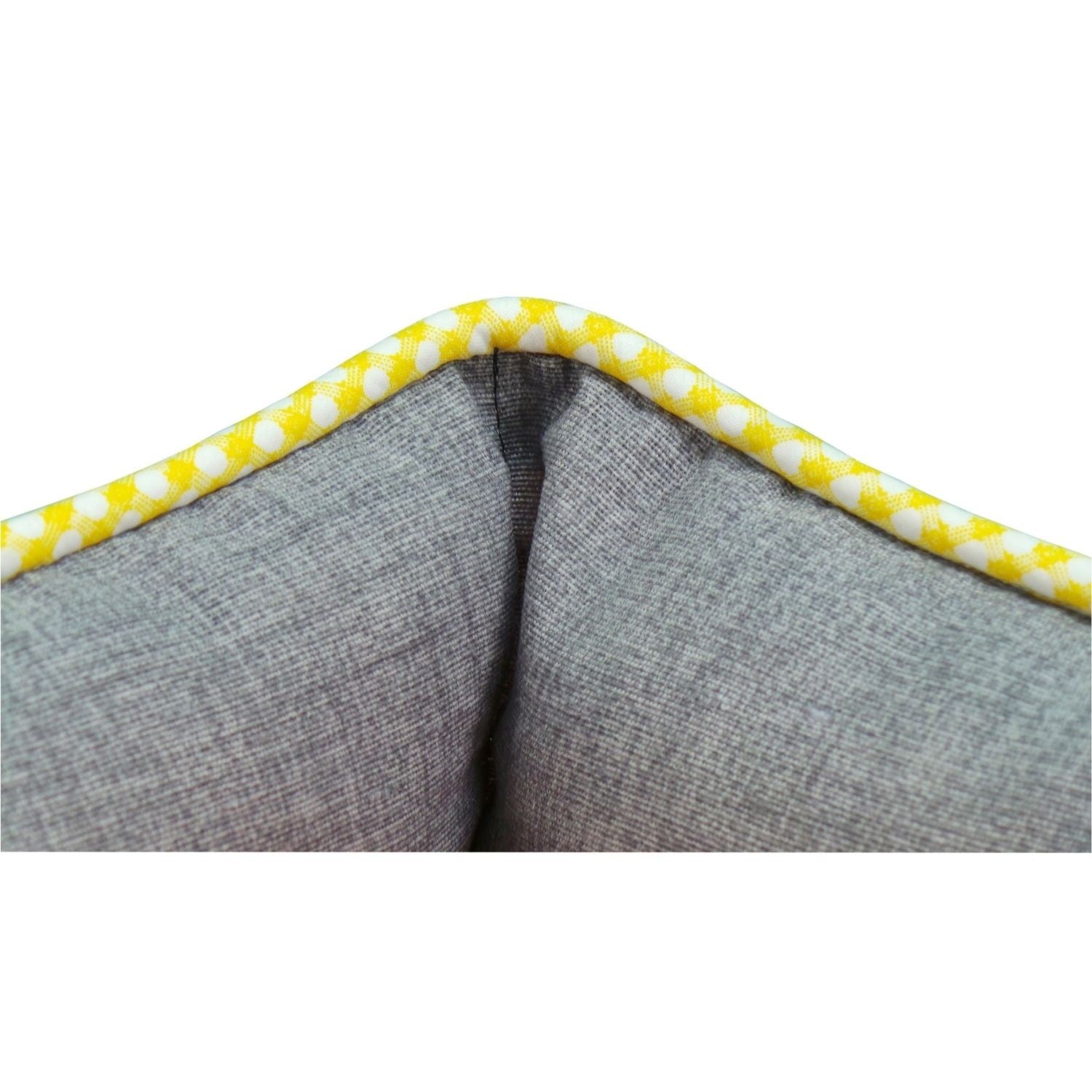 Berço quadrado reversível bicolor T1 50x40 laranja/cinza
