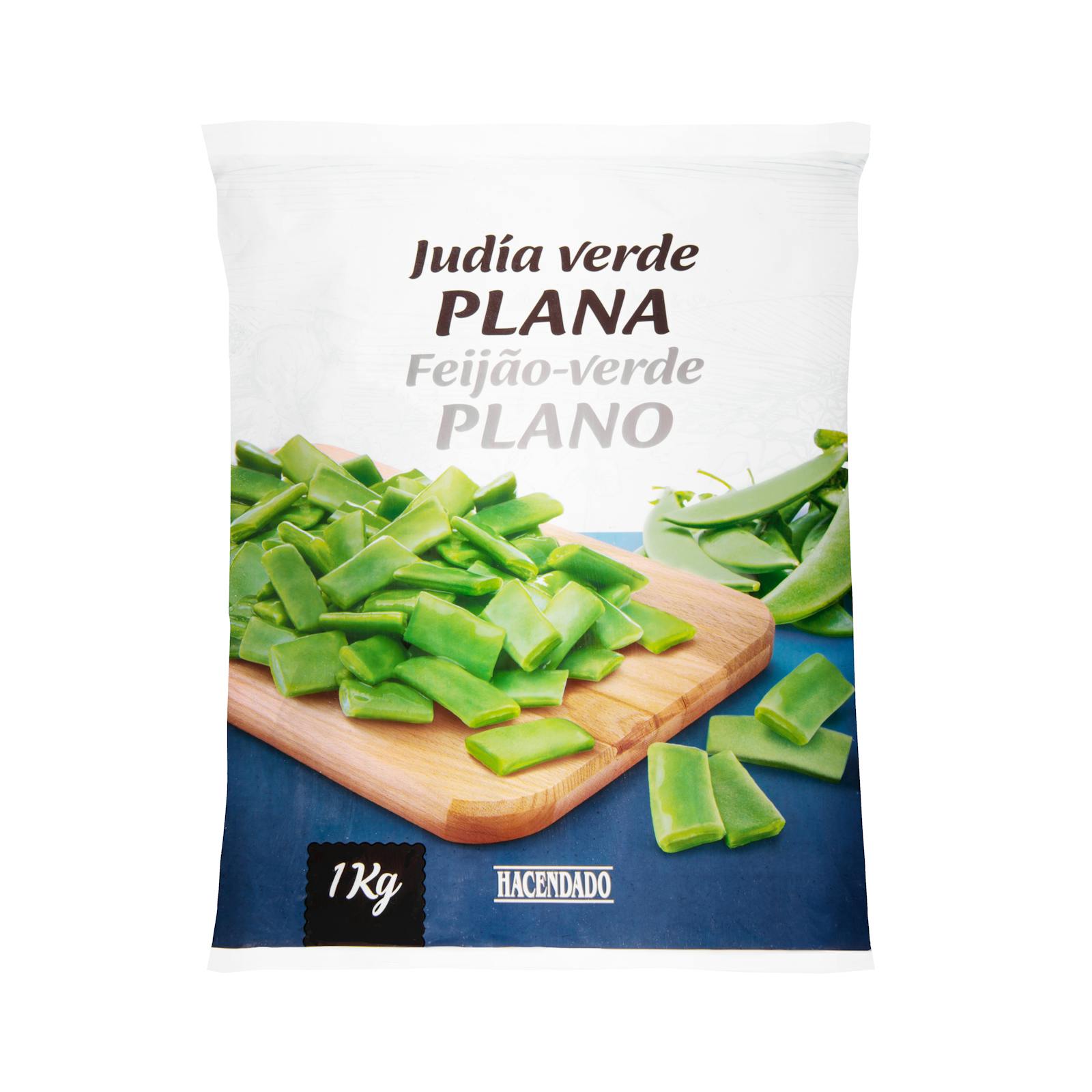 Haricots verts plats surgelés Hacendado