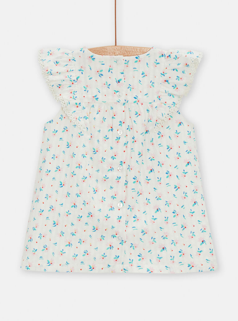 Robe à motif fleuri pour bébé fille