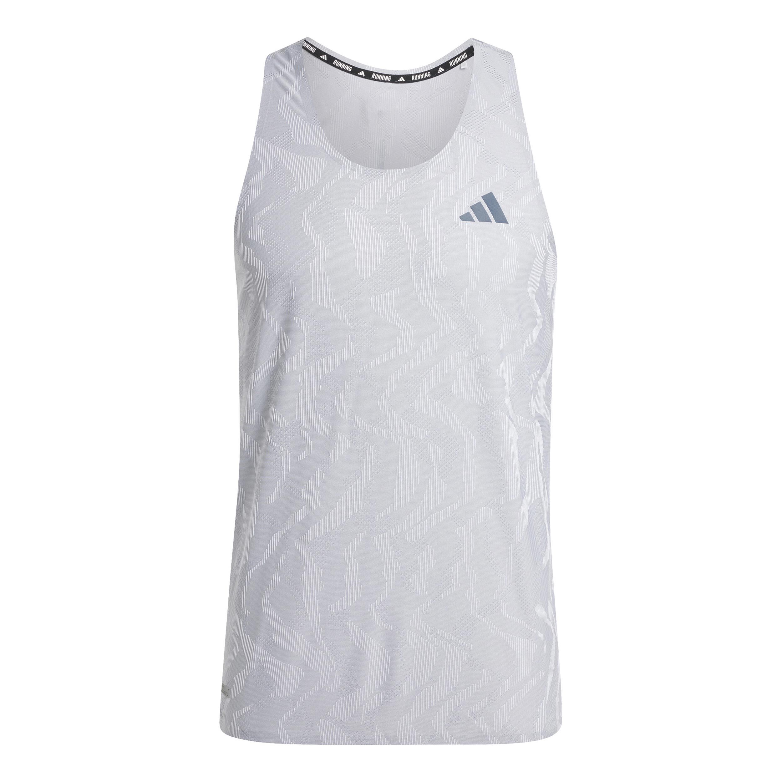 adidas Ultimate Engineered Maillot De Course Hommes - Argent