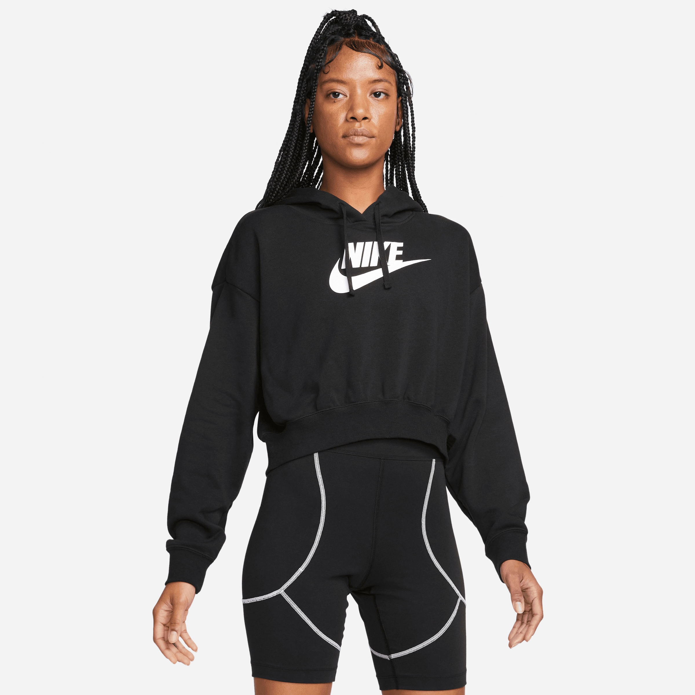 Nike Sportswear Kapuzensweatshirt »CLUB FLEECE WOMENS CROPPED HOODIE«