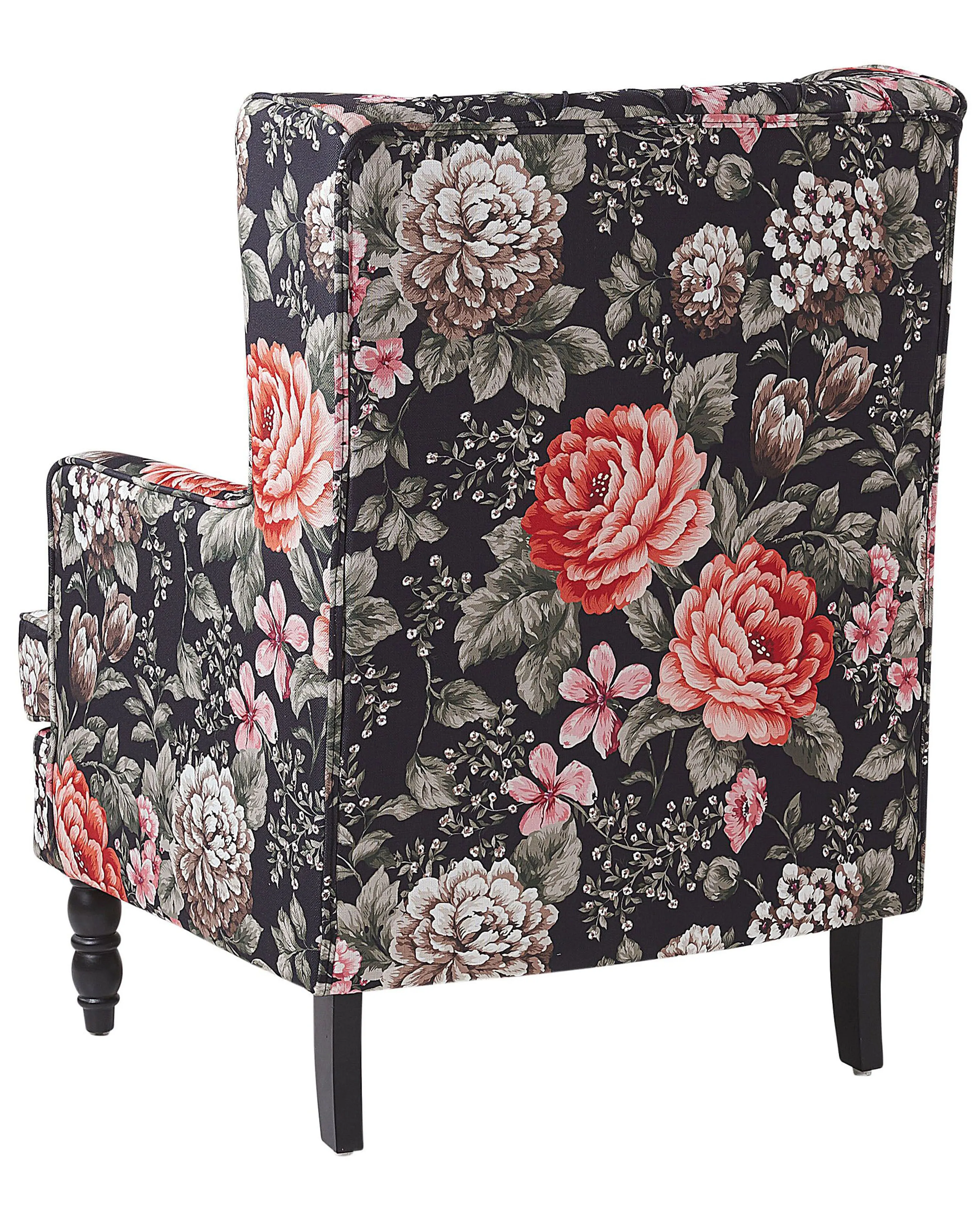 Fauteuil SANDSET met voetenbank Stof Meerkleurig