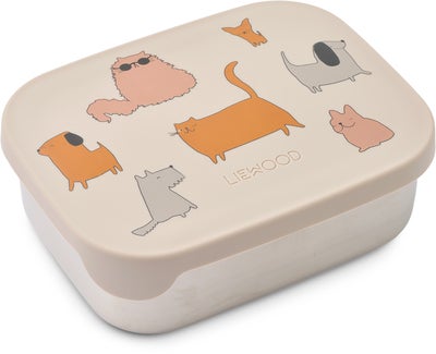 LIEWOOD Arthur  Mønstret Matboks, Cats & Dogs/Sandy
