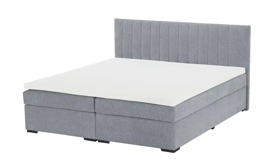 Boxbett Diablo Hellgrau H3 Bonnellfederkern