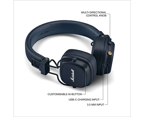 Marshall Major V - Midnight Blue