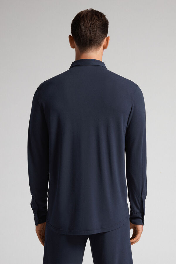 Camisa Piqué de Modal e Seda