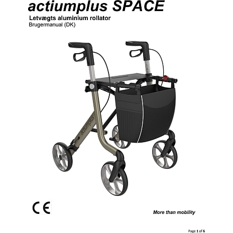 Actiumplus rollator - sort