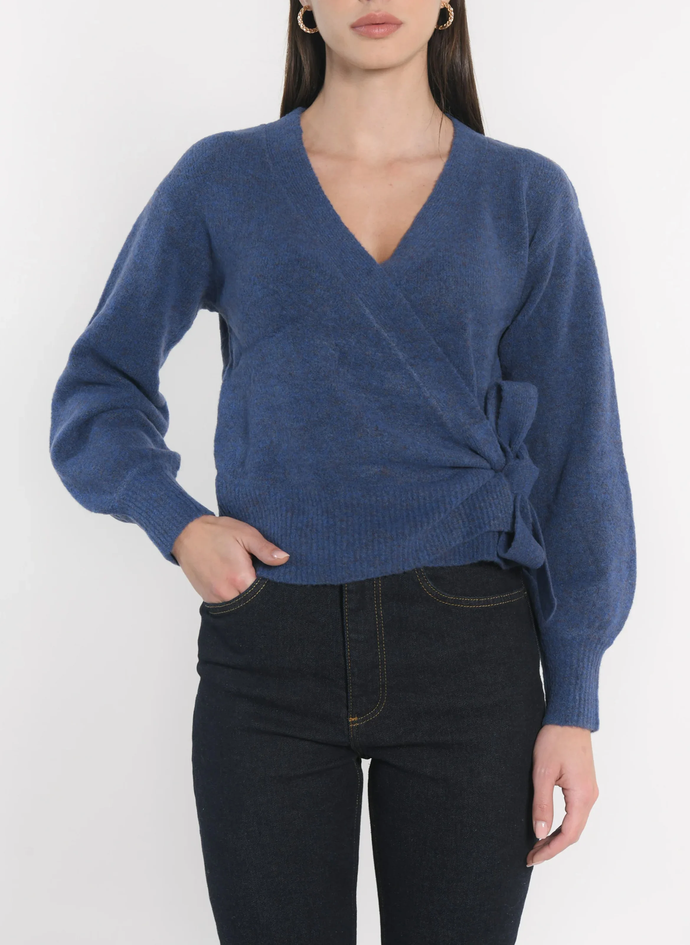 CONNIE - Gilet cache coeur | Bleu
