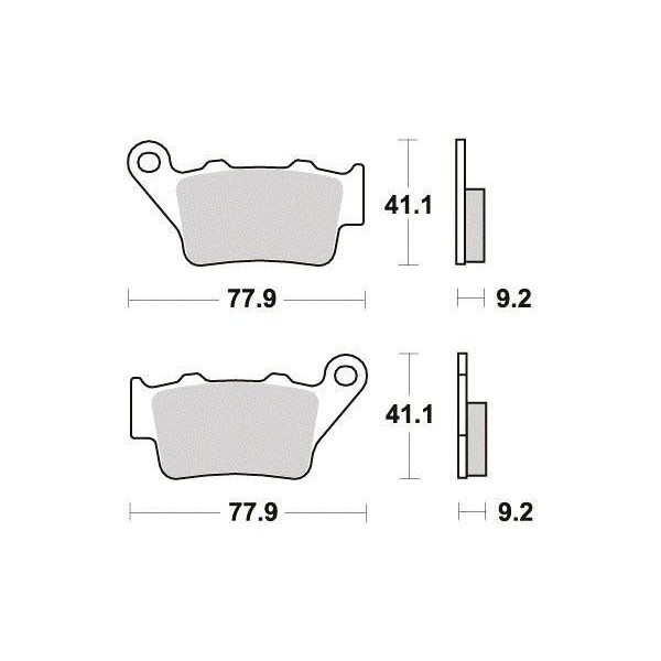 Sifam - Plaquettes de frein S1080N
