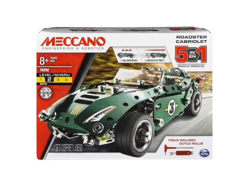 Meccano Multi 5 Model Set - Pull Back Car