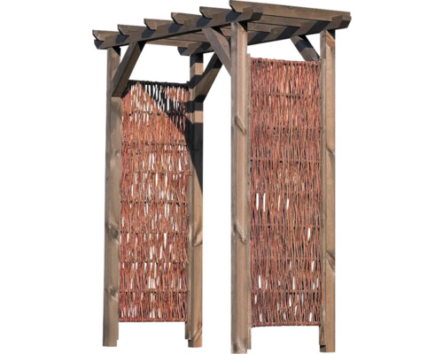 Rozenboog van wilg, 68 x 135 x 200 cm