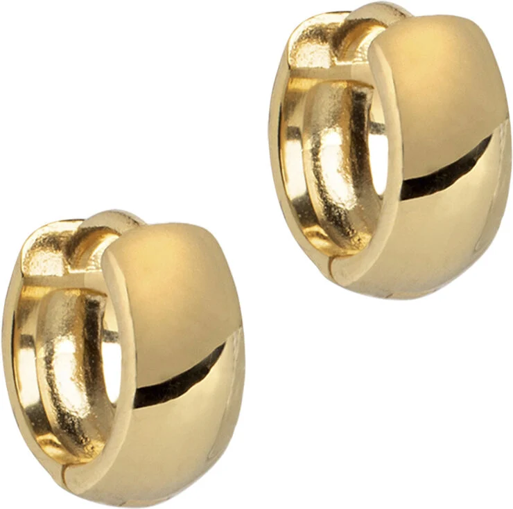 ENAMEL Copenhagen Hoops, Classic Wide 925s/gp
