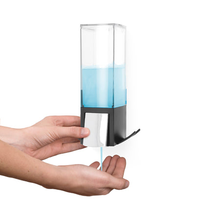 Distributeur de savon mural rechargeable Clever noir
