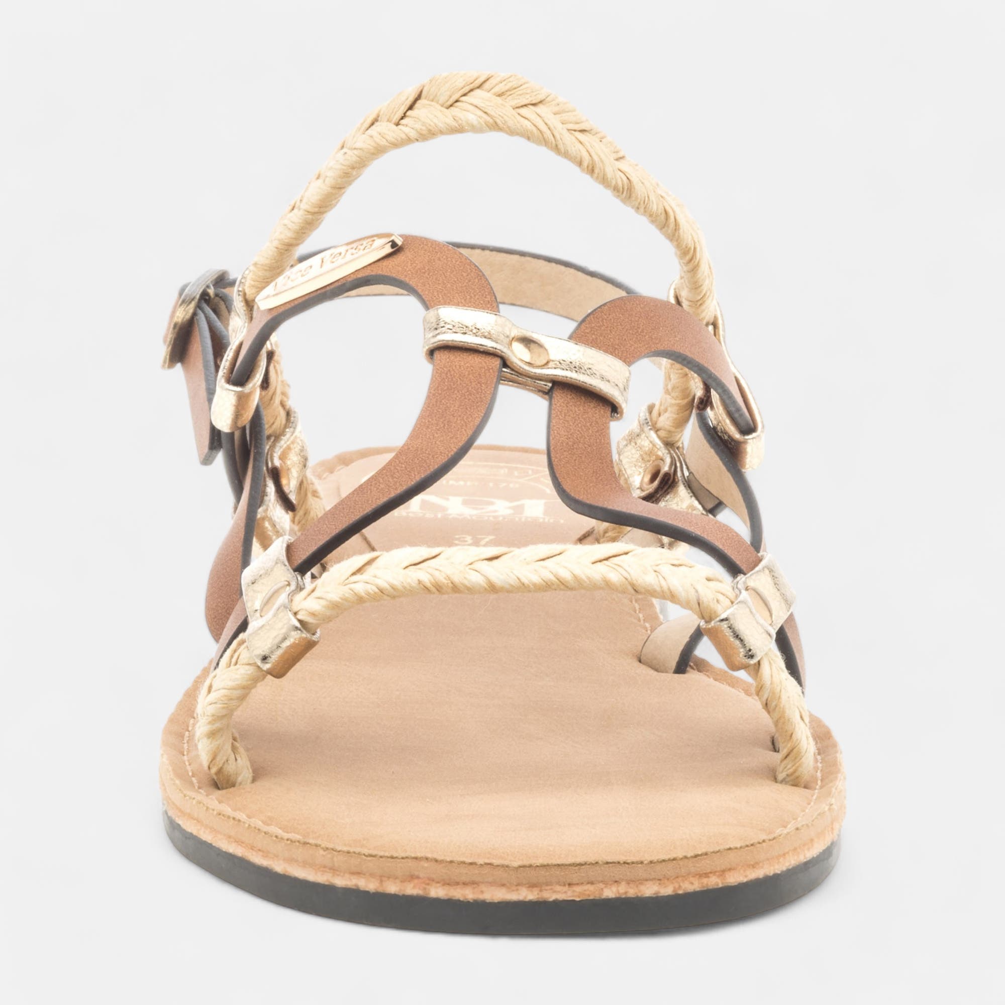 Nu-pieds Femme camel