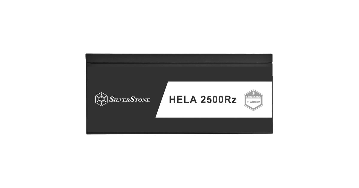 SilverStoneHELA 2500R 2500 watt voeding   (Zwart, 4x 12V-2x6, 7x PCIe)