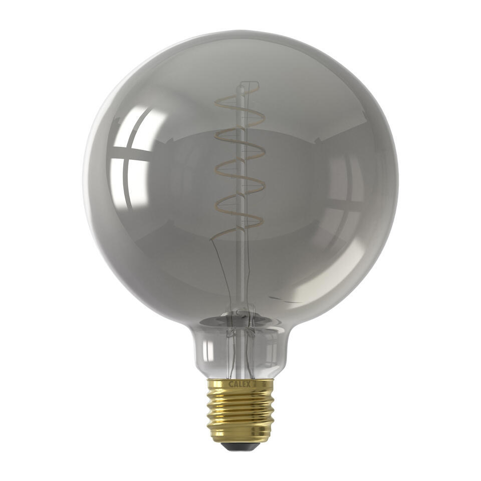 Led lamp 125 mm E27 4W Titanium Dimbaar