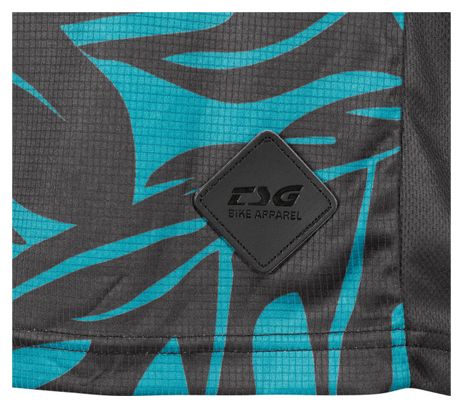 Maillot Manches Longues Femme TSG Floral Noir/Bleu