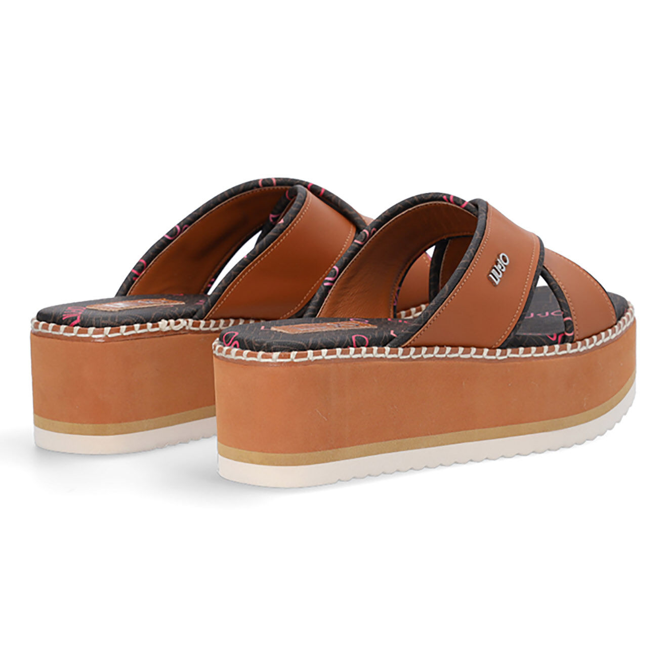 Liu-Jo Sandales plateforme en Cuir Albane marron
