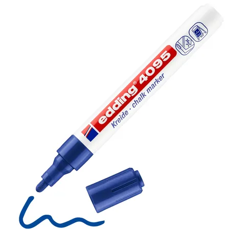 edding 4095 Kreidemarker, 2-3mm, blau