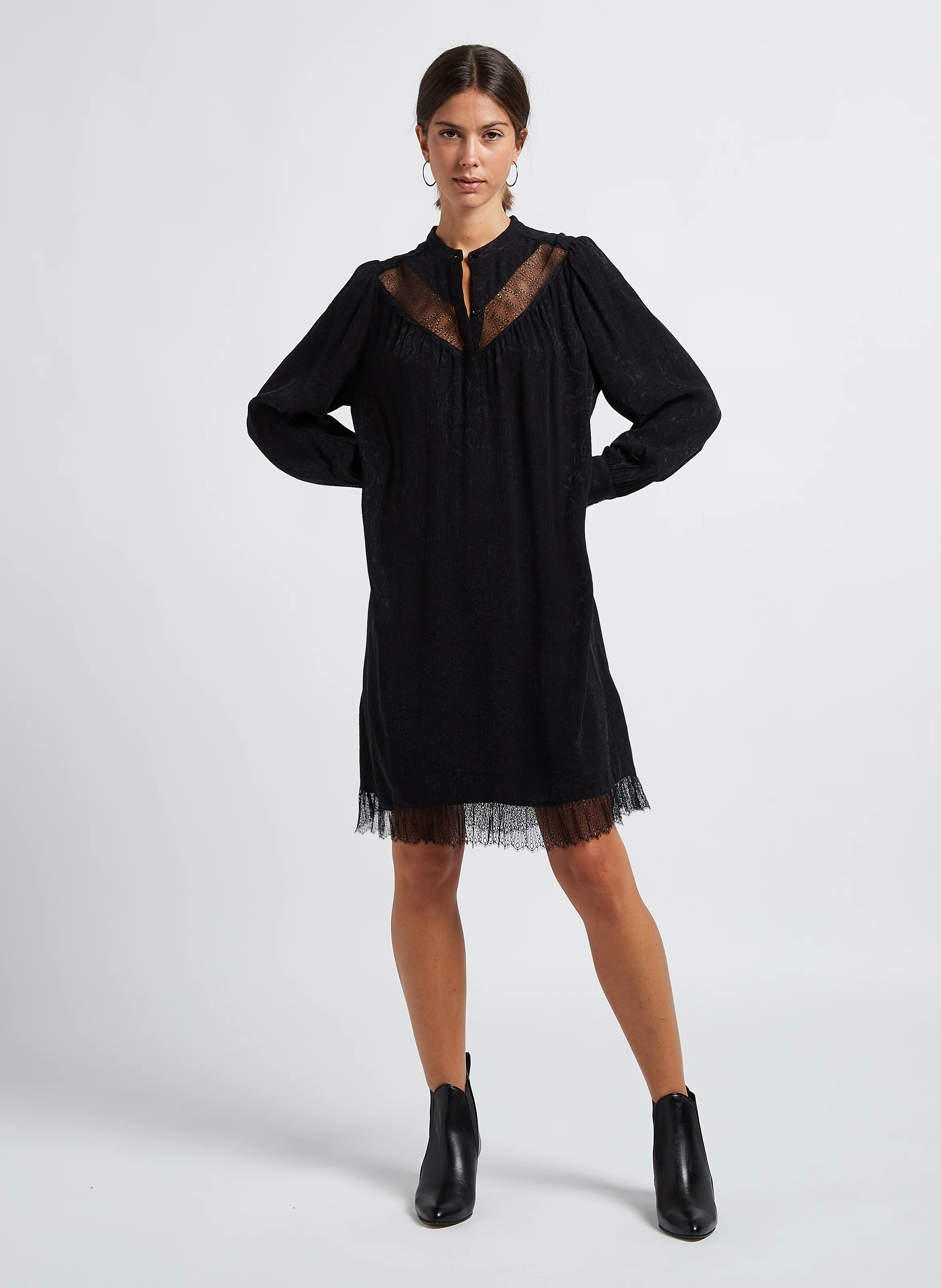 RIKLEY - Bottines en cuir | Noir