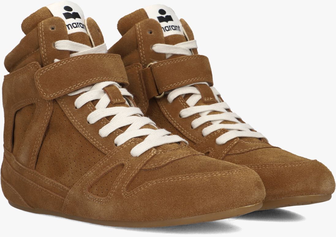 cognac isabel marant sneakers senny high-gb